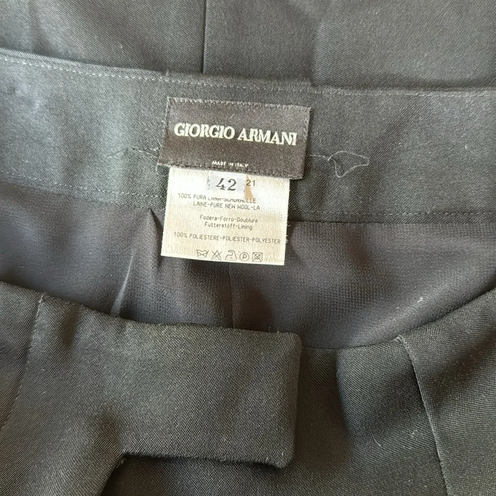 Giorgio‎ Armani wool midi length pencil skirt EUC size 42